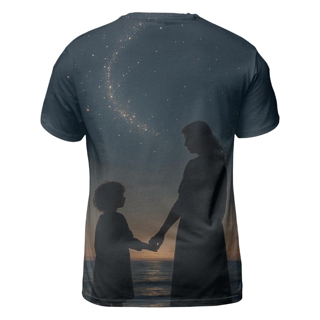 The Quiet Gravity Of Her Love vibrant all-over design tees