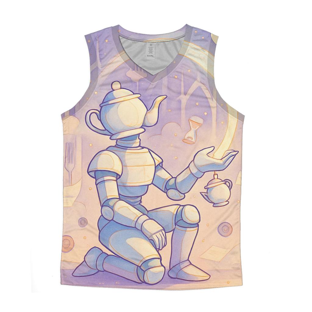 Cathedral Of Floating Teacups sports performance tank tops
