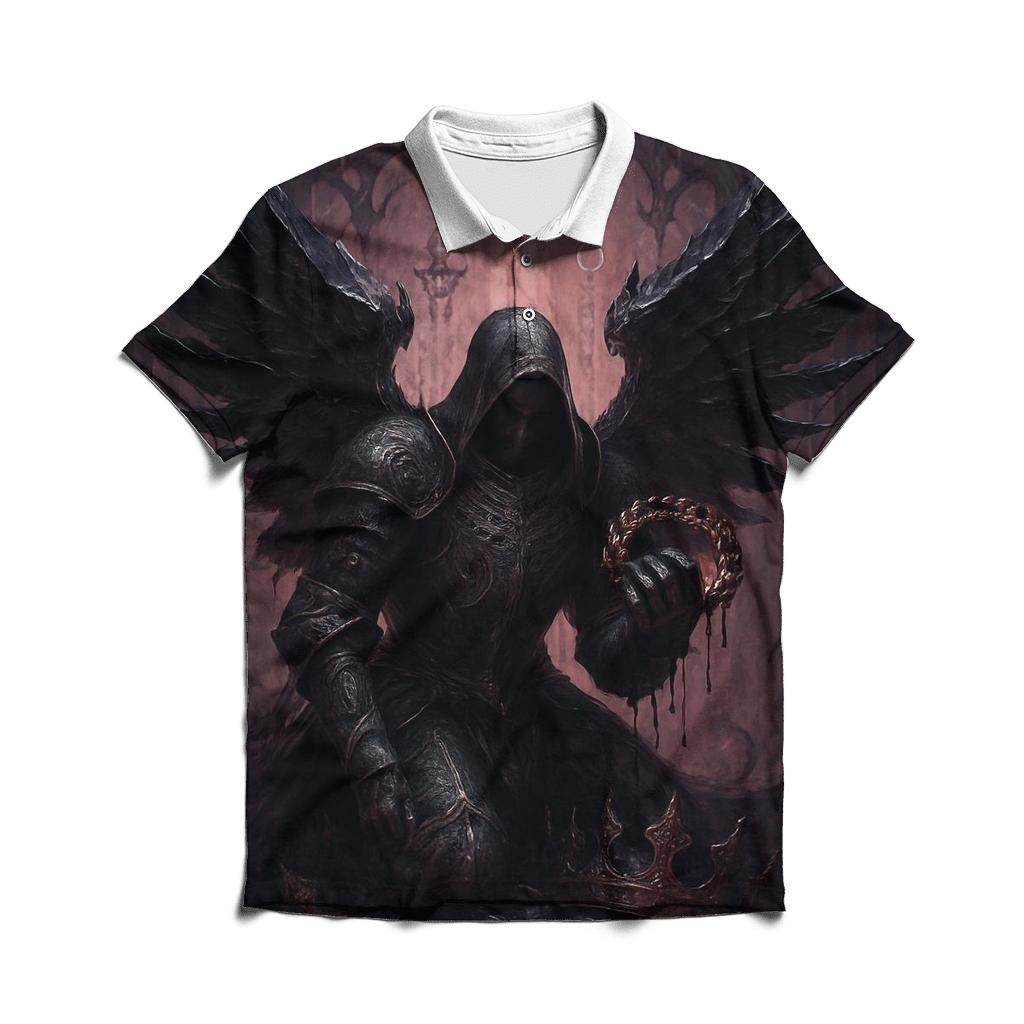 Cathedral Of The Crownless Seraph premium cotton polo shirts