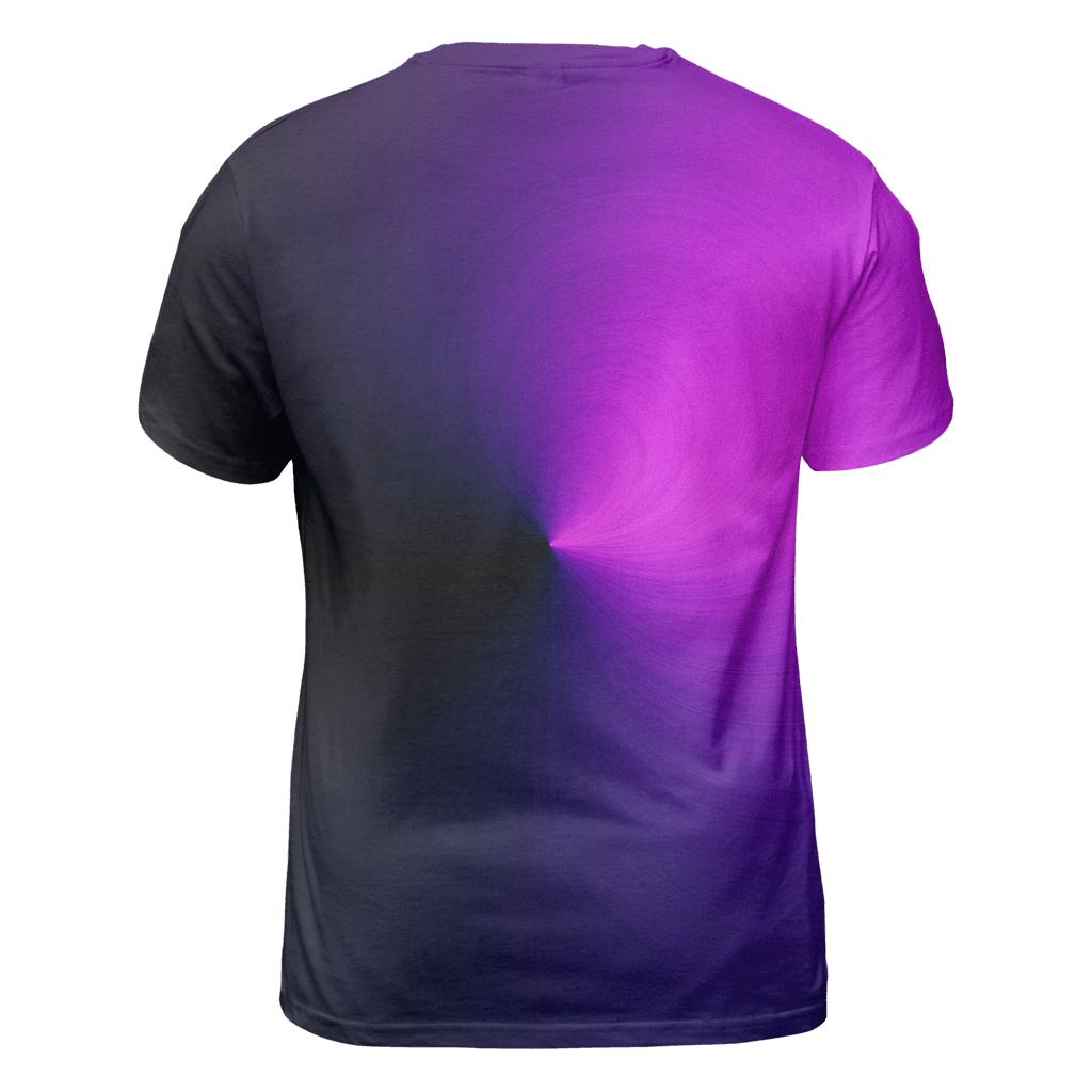 Obsidian Orchid Conic Drift trendy printed shirt styles