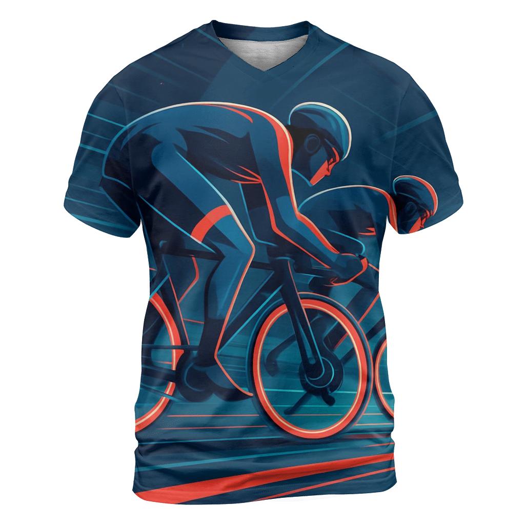 Neon Velodrome Slipstream Sprint statement graphic shirts