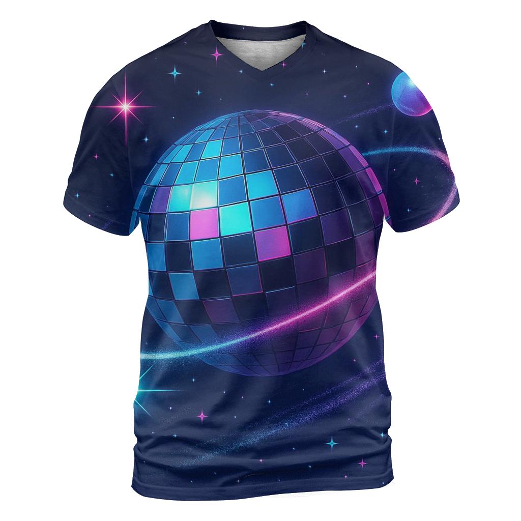 Midnight Disco Orbit unique graphic print tees