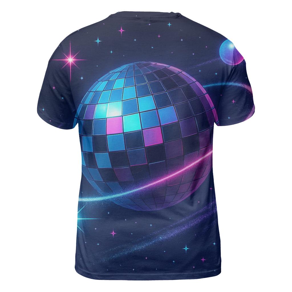 Midnight Disco Orbit unique graphic print tees
