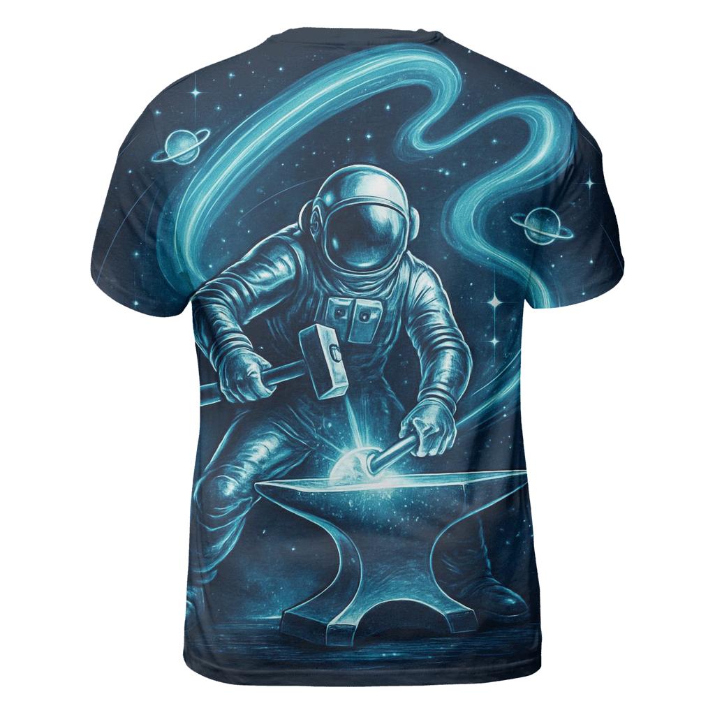 Aurora Foundry Of The Ice Comet artistic all-over print tops