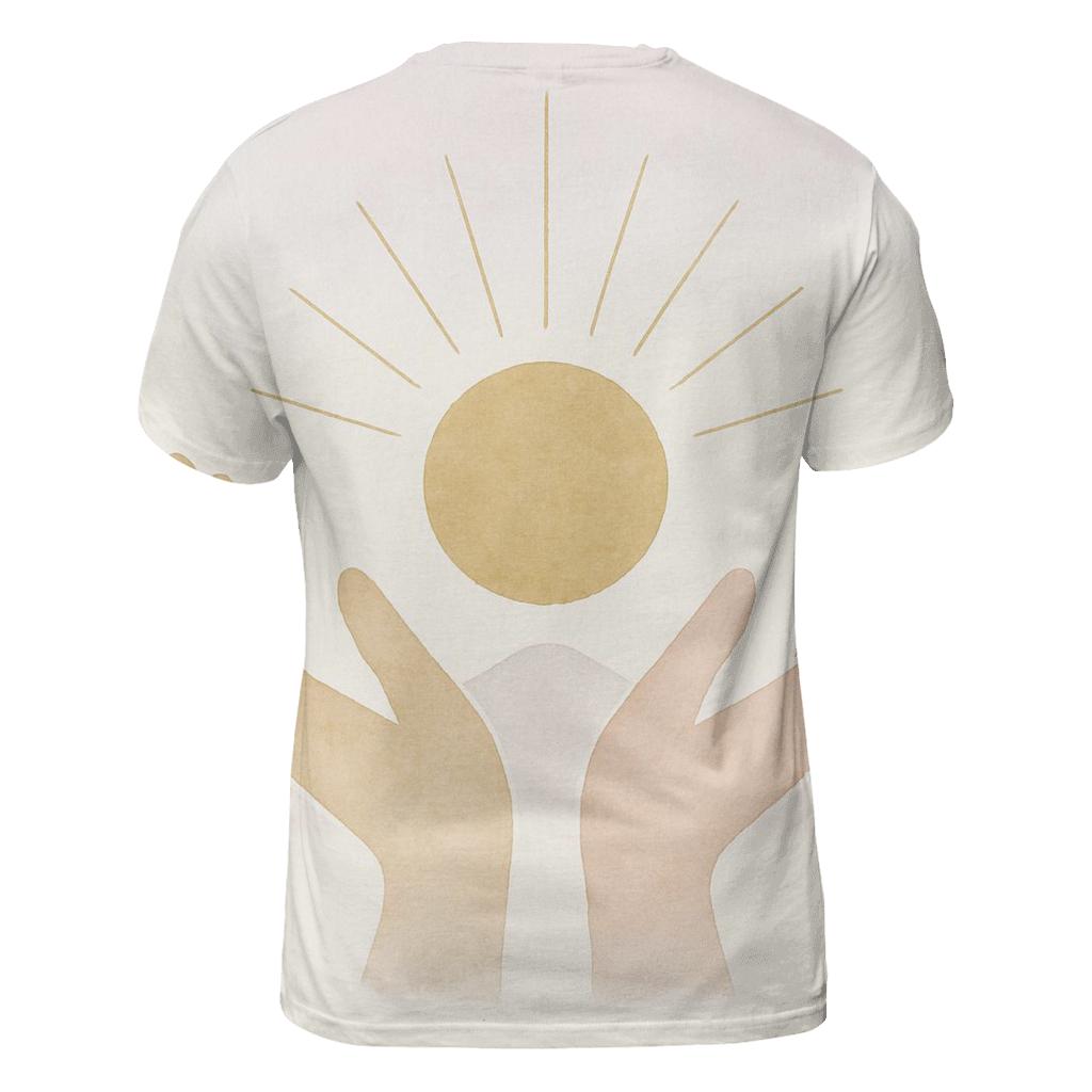 Hands Of Dawn Horizon artistic all-over print tops