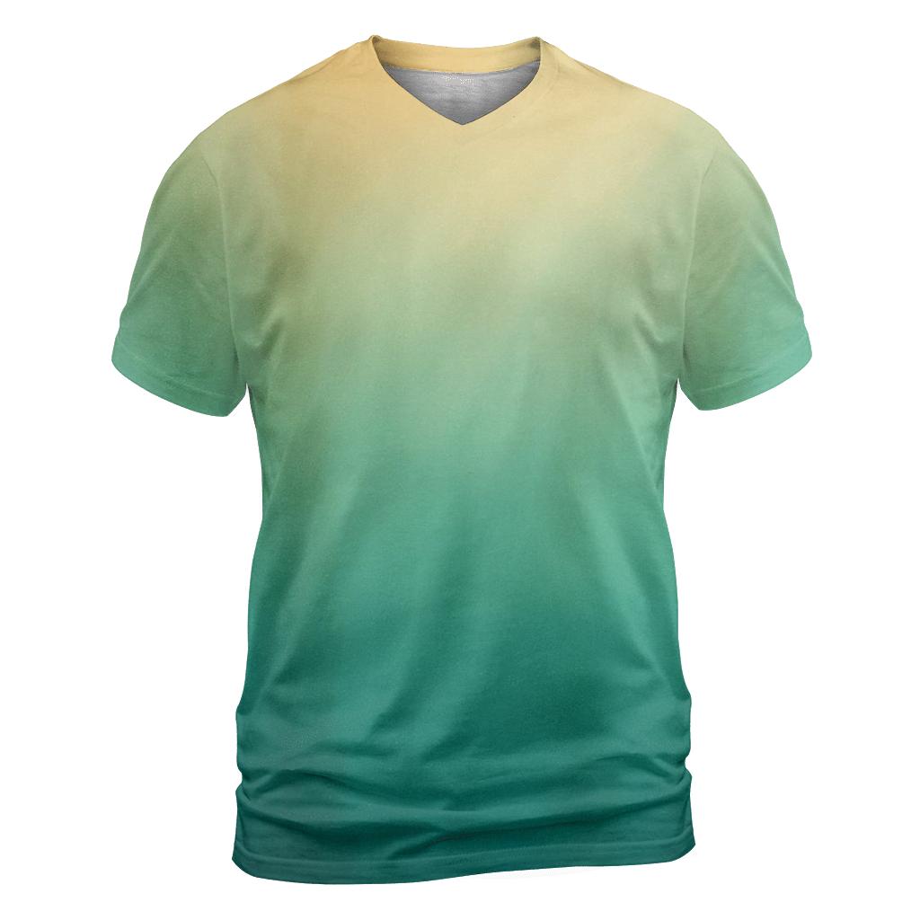 Kelp Forest Sunbeam Gradient custom all-over print shirts