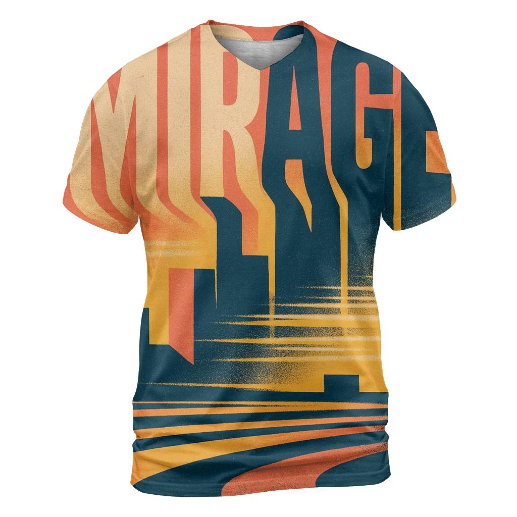 Kinetic Type Mirage City custom all-over print shirts