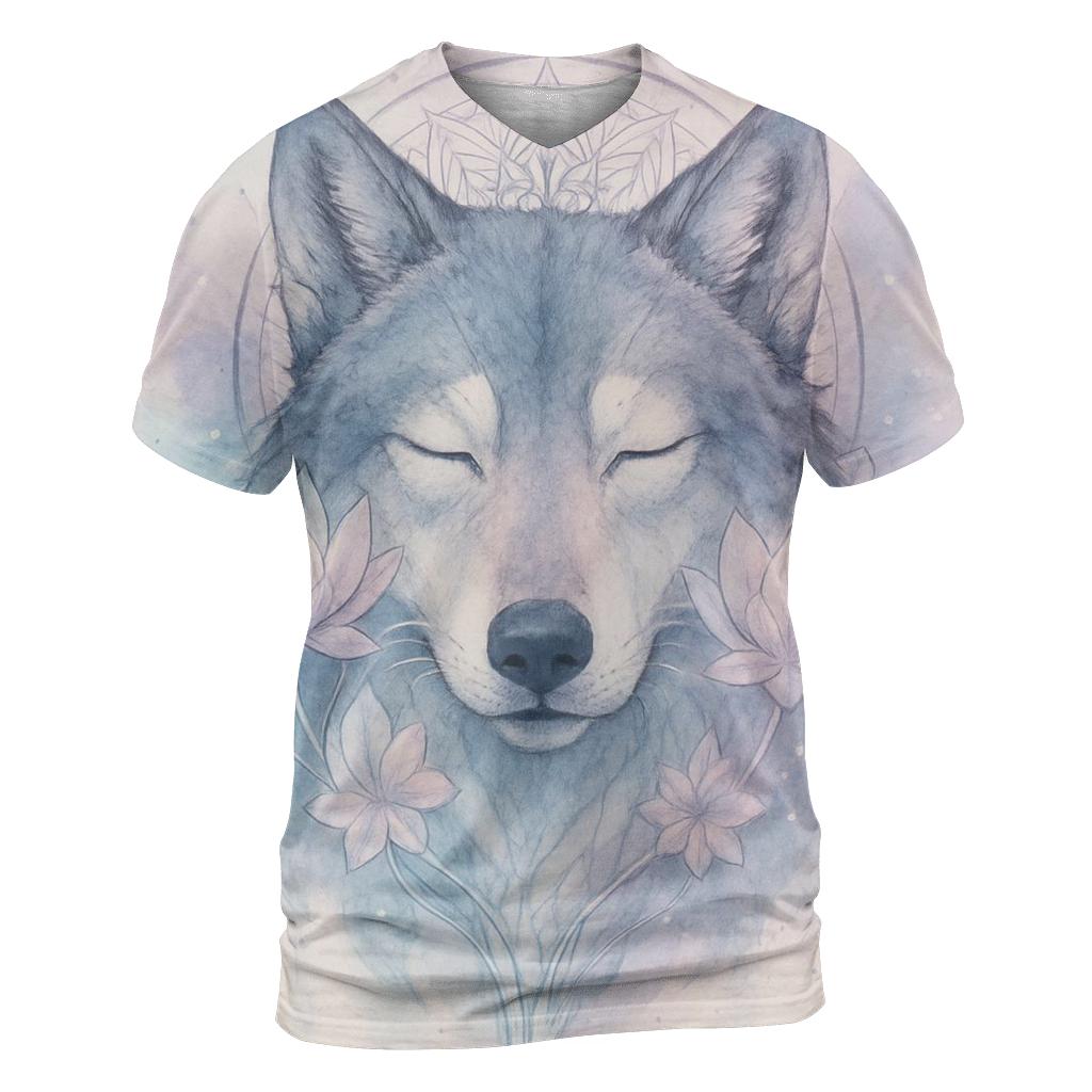 The Lotus Mirage Spirit Wolf personalized full print shirts