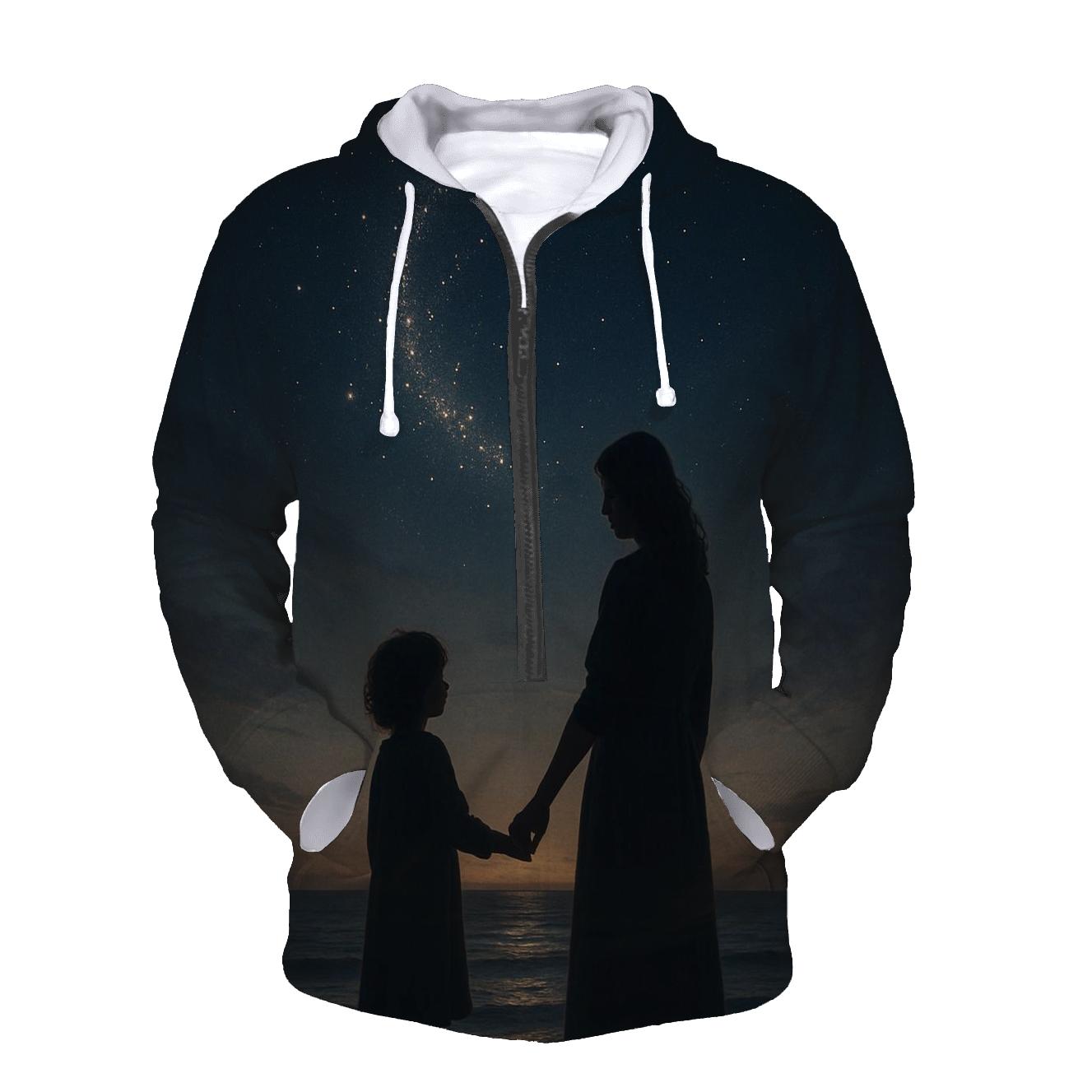 The Quiet Gravity Of Her Love graphic hoodies