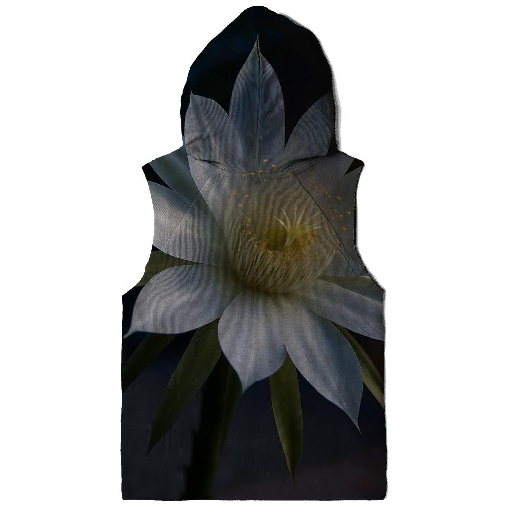 Night Blooming Cereus Pollination Study In Desert Courtyard lightweight hoodies
