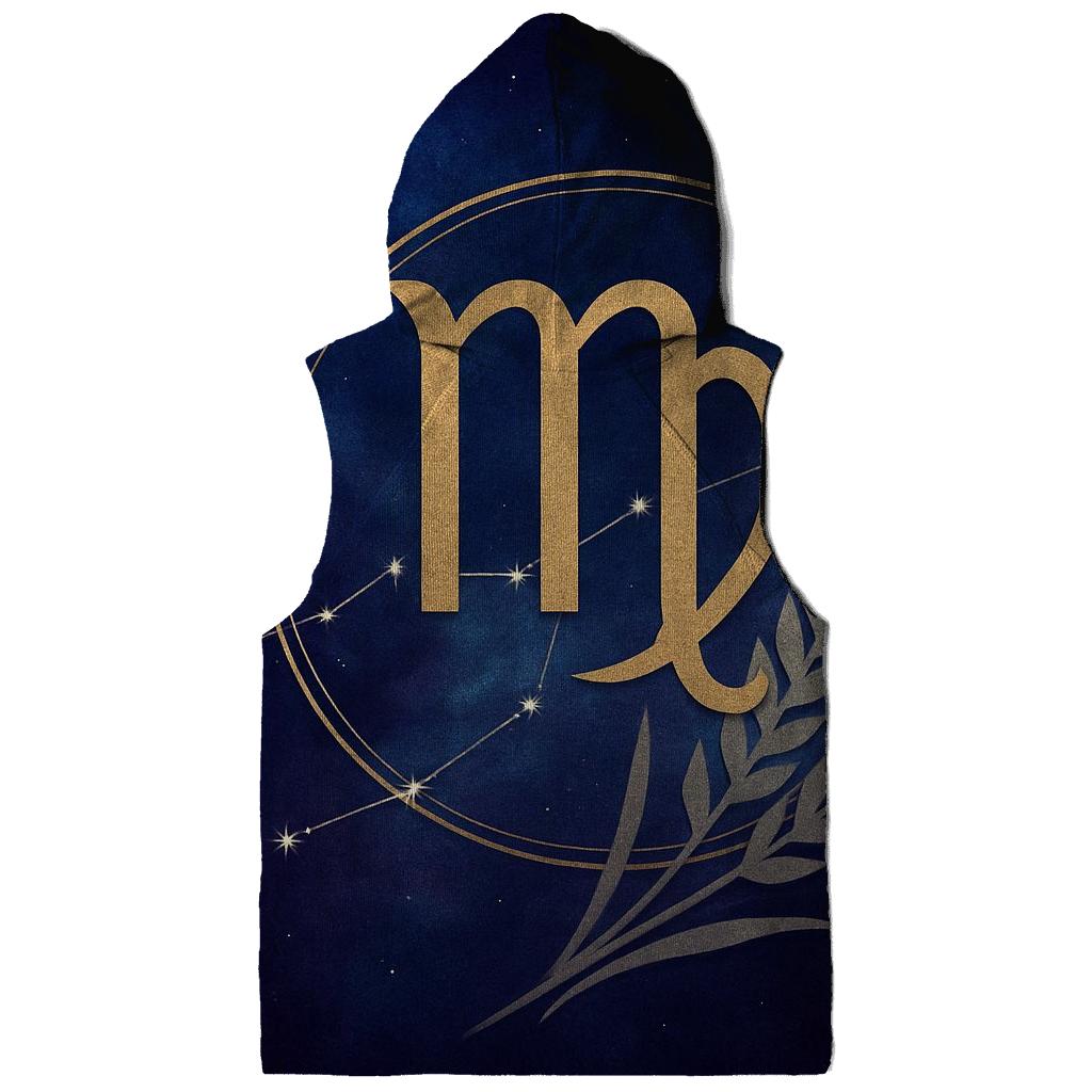 Virgo Sheaf Of Wheat Star Chart Emblem graphic hoodies