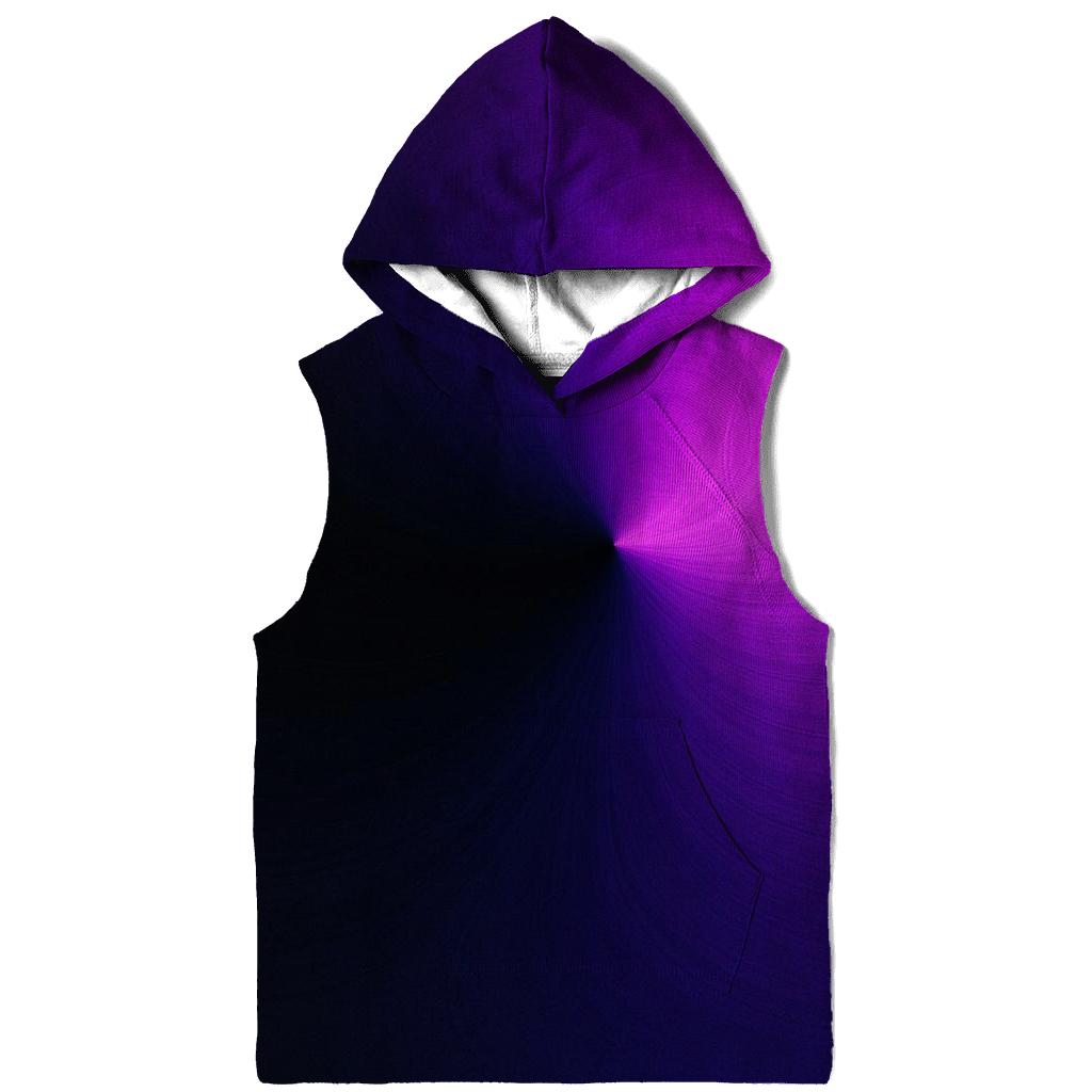 Obsidian Orchid Conic Drift embroidered hoodies