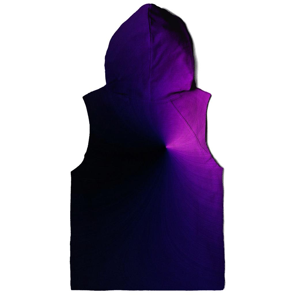 Obsidian Orchid Conic Drift embroidered hoodies