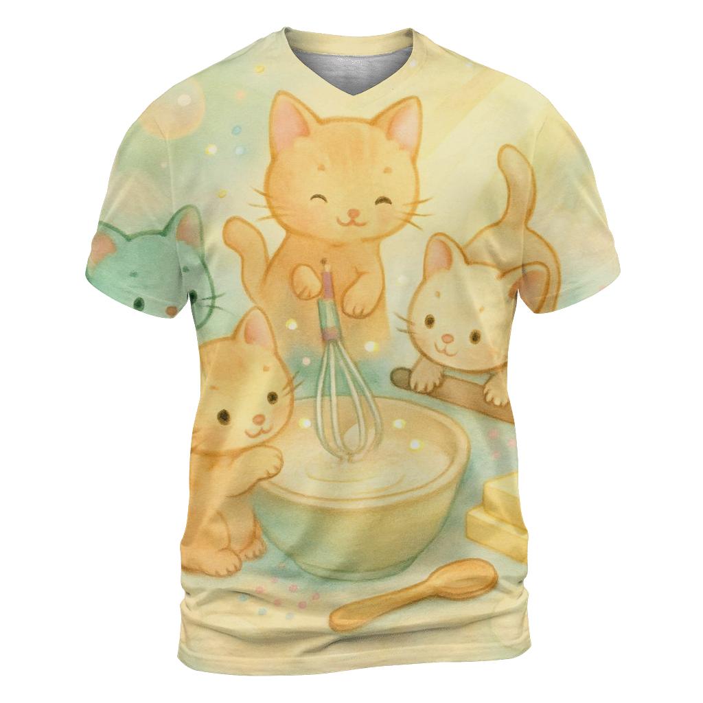 Sunbeam Cloud Bakery Kittens custom all-over print shirts