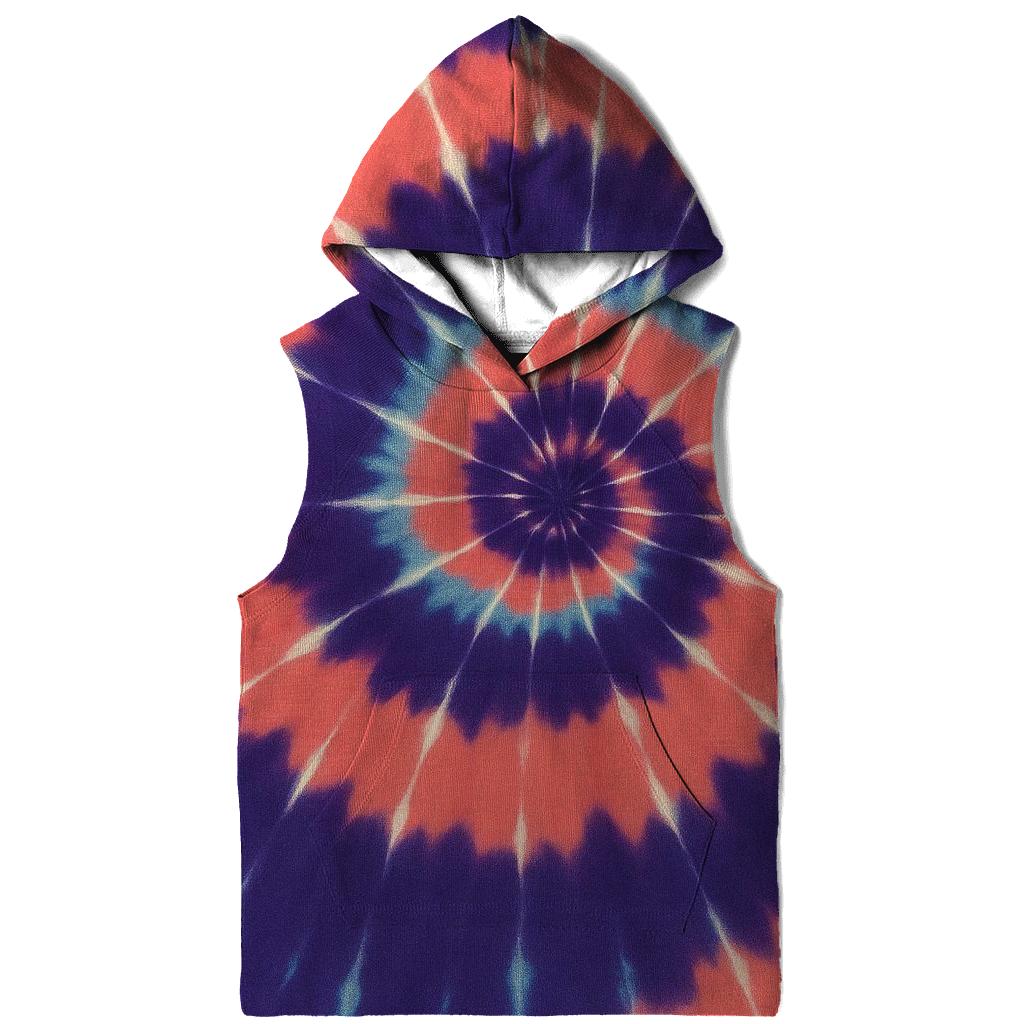 Nebula Spiral Over Dye Whirlpool heavyweight hoodies