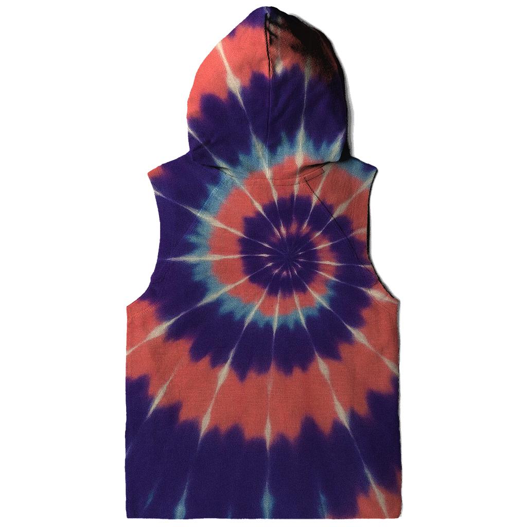 Nebula Spiral Over Dye Whirlpool heavyweight hoodies