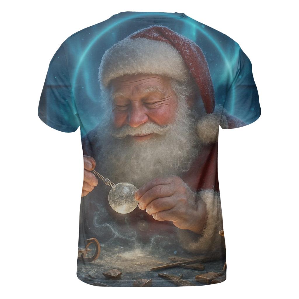 Aurora Workshop Santa unique graphic print tees