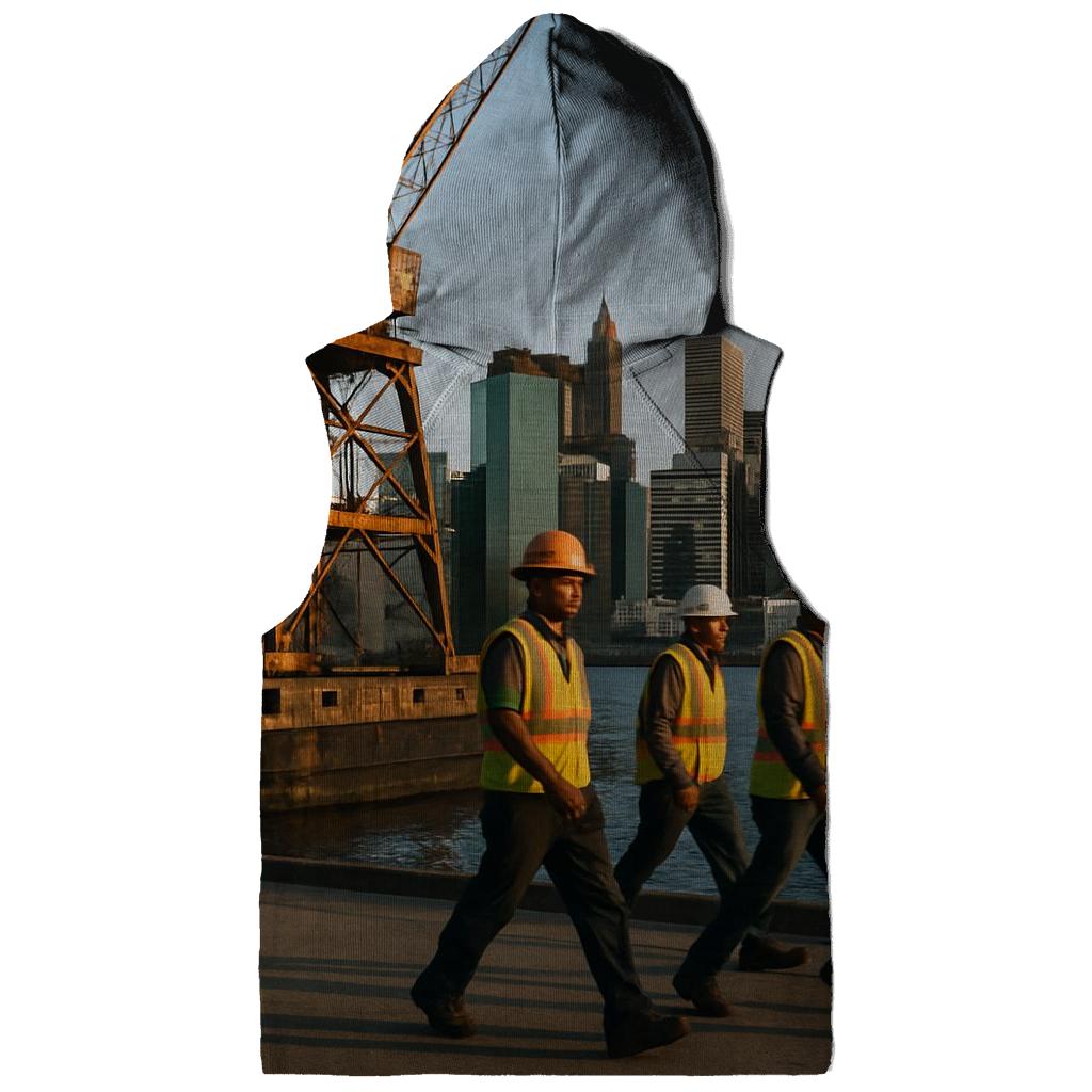 Brooklyn Navy Yard Dry Dock Skyline Shift Change hoodie designs