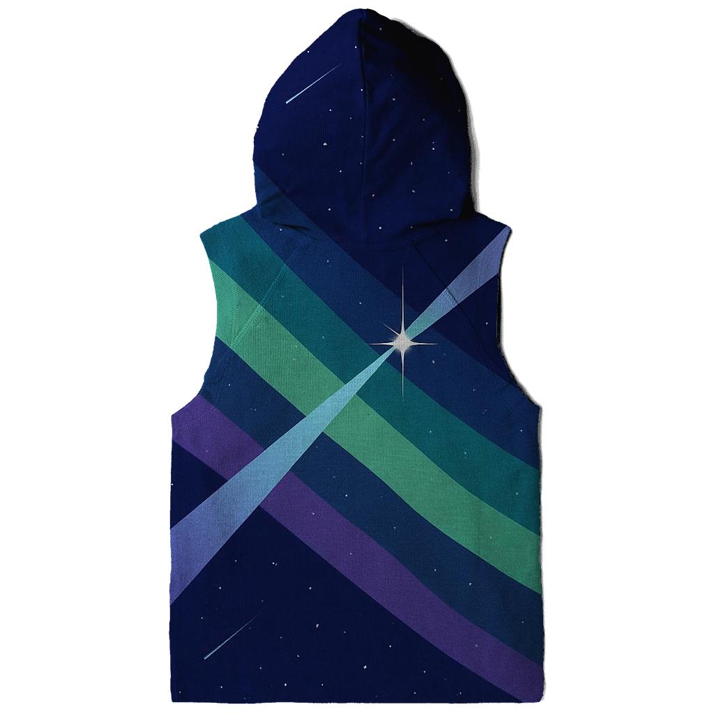 Aurora Ribbon Jet Outflow printed hoodies