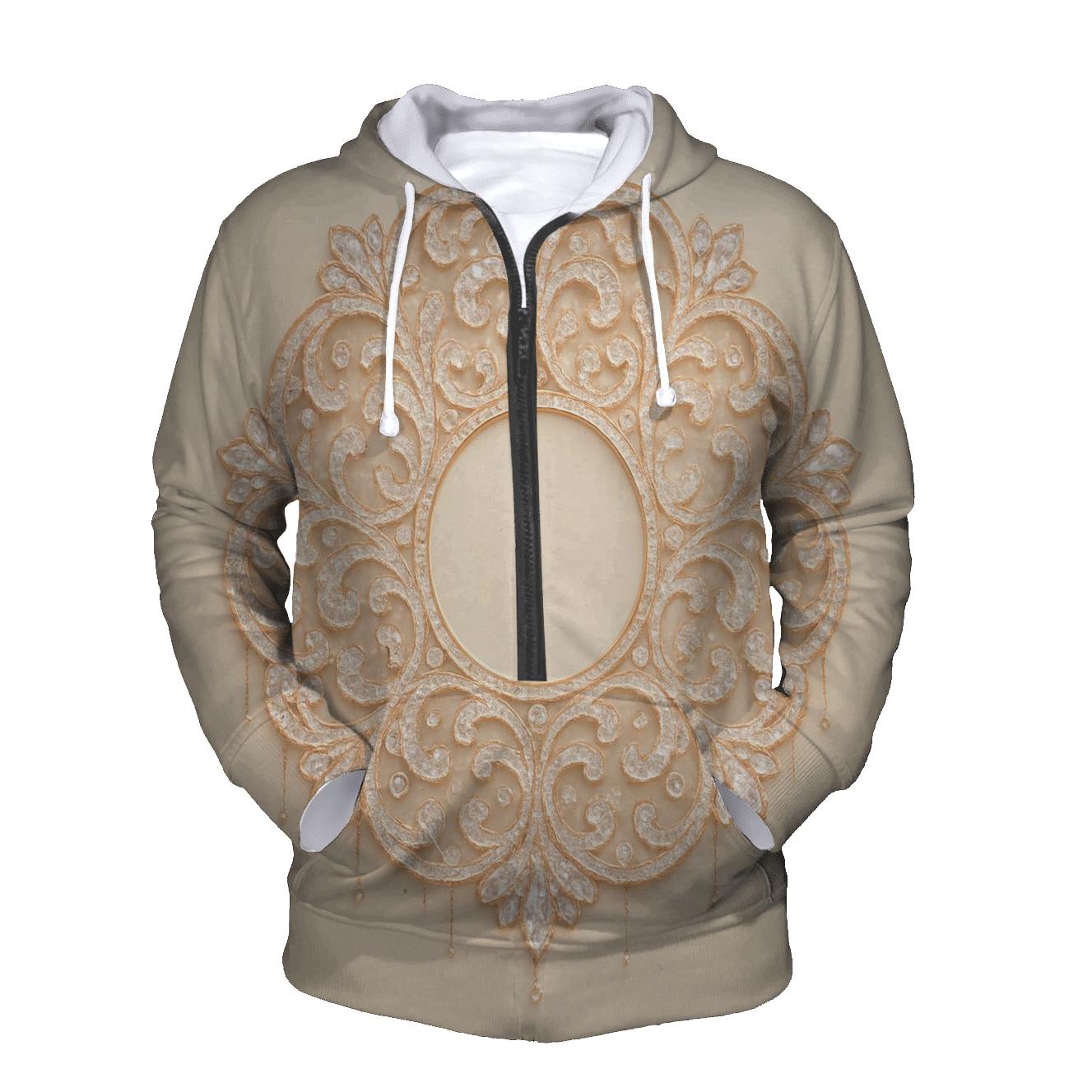 Champagne Prism Lace heavyweight hoodies