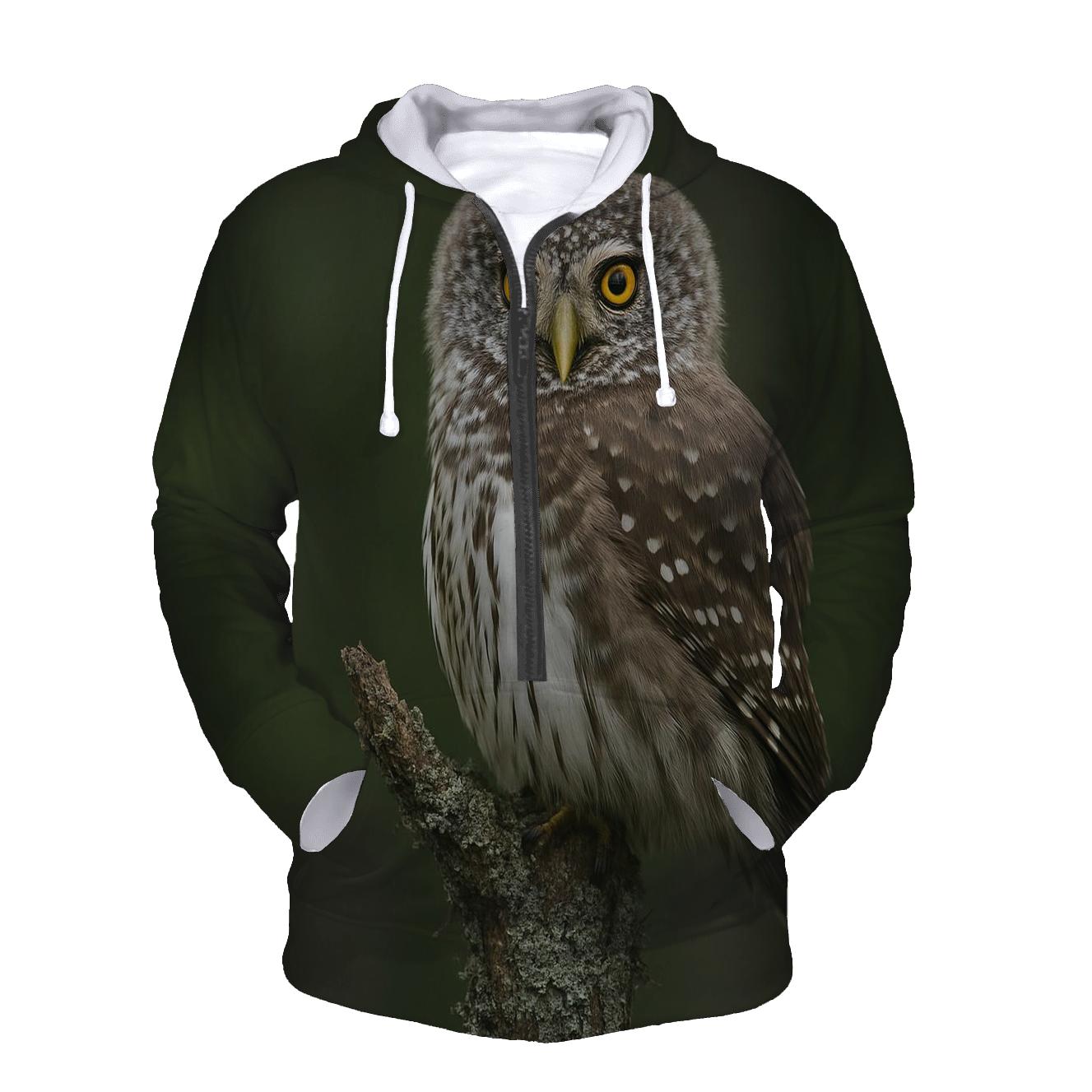 Moss Edge Watch Eurasian Pygmy Owl hoodie designs