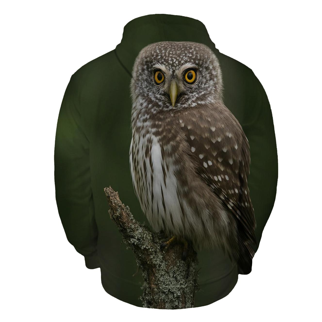 Moss Edge Watch Eurasian Pygmy Owl hoodie designs