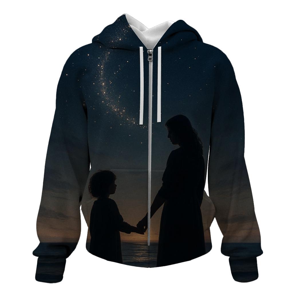 The Quiet Gravity Of Her Love graphic hoodies