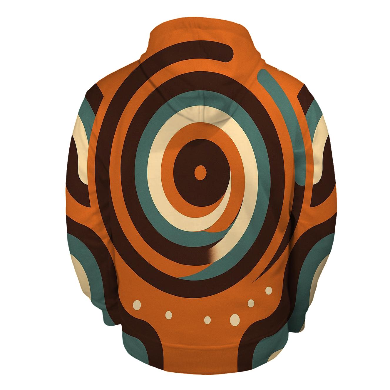 Groovy Vinyl Spiral Soundwaves hoodie styles