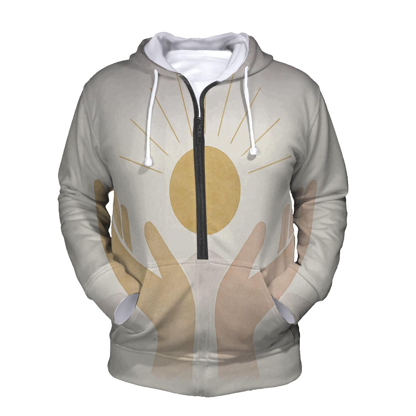 Hands Of Dawn Horizon heavyweight hoodies