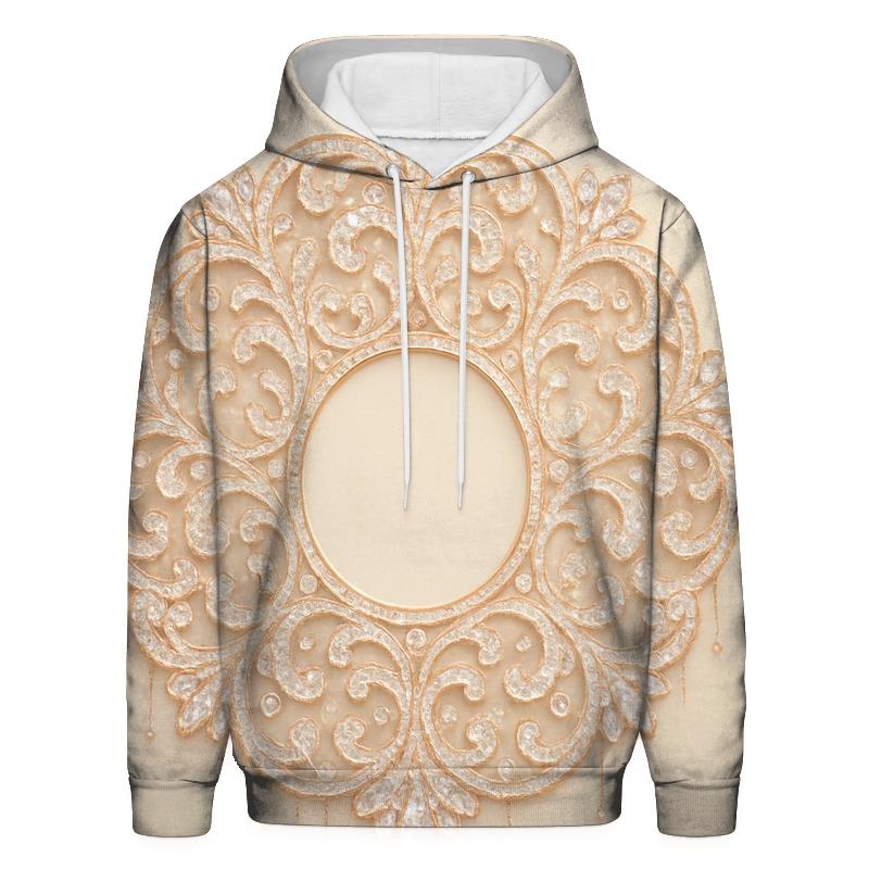 Champagne Prism Lace zip-up hoodies