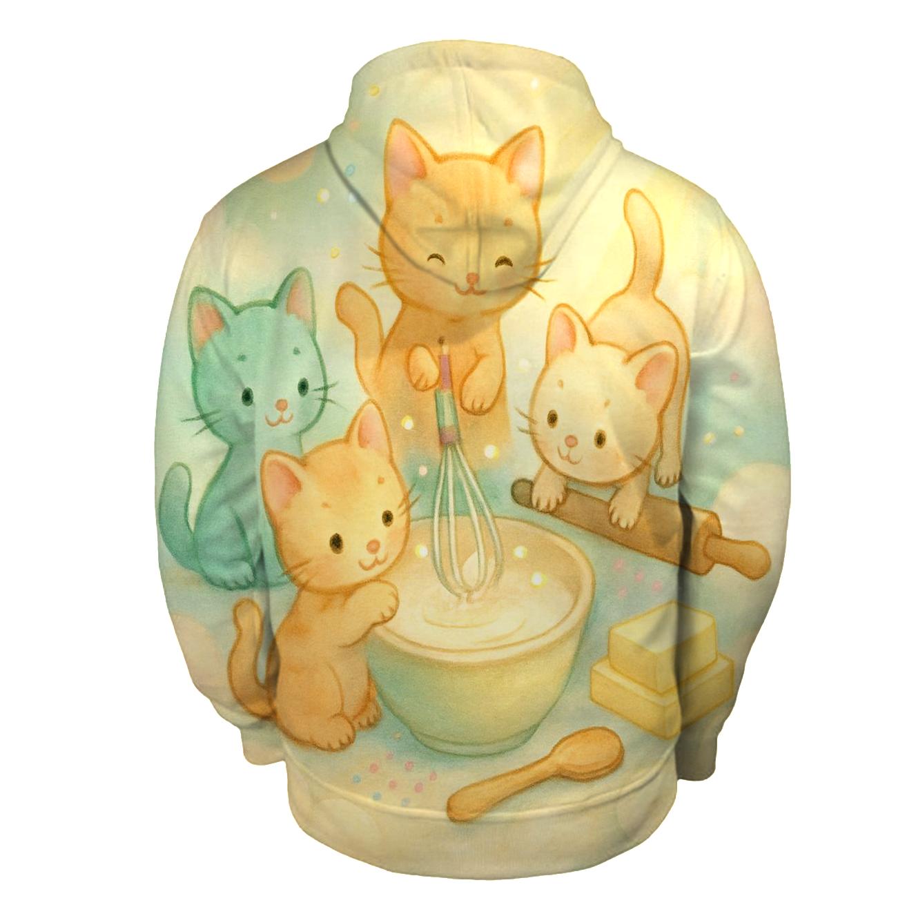 Sunbeam Cloud Bakery Kittens designer hoodies