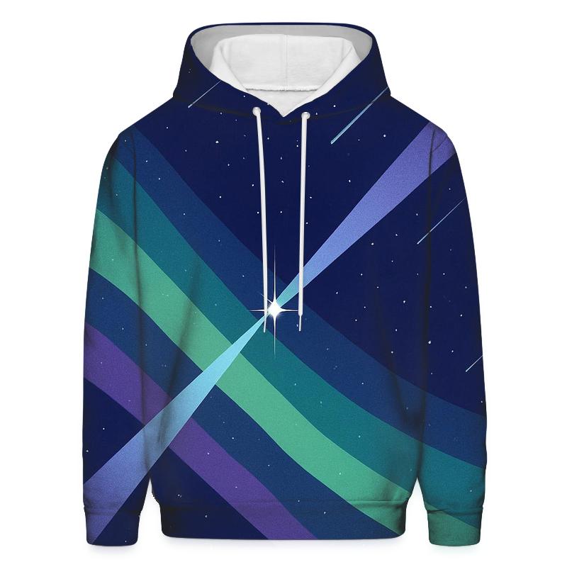 Aurora Ribbon Jet Outflow custom hoodies