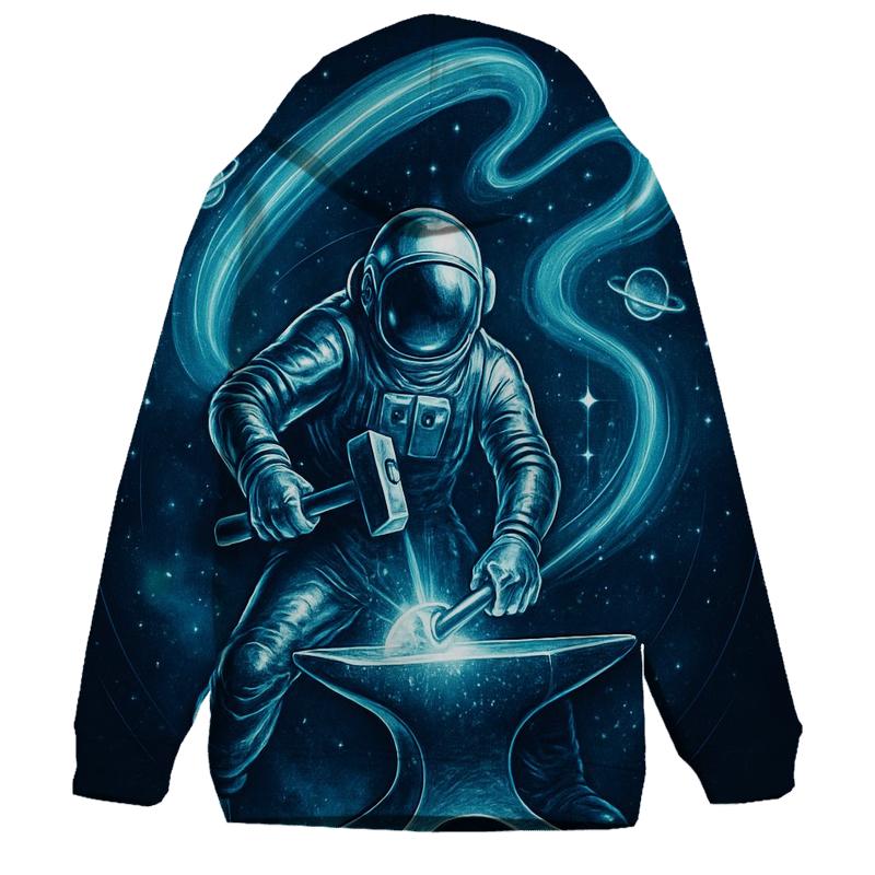 Aurora Foundry Of The Ice Comet printed hoodies
