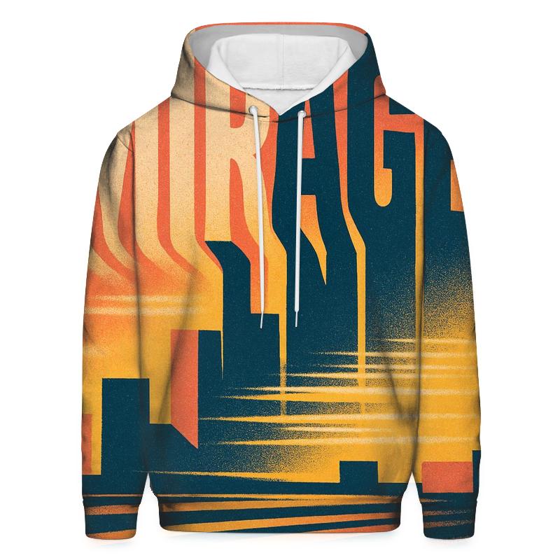 Kinetic Type Mirage City pullover hoodies