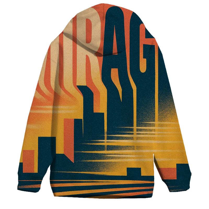 Kinetic Type Mirage City pullover hoodies