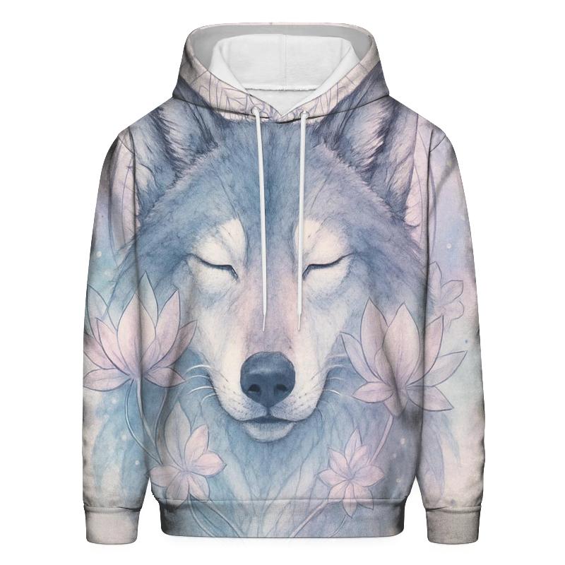 The Lotus Mirage Spirit Wolf hoodie trends