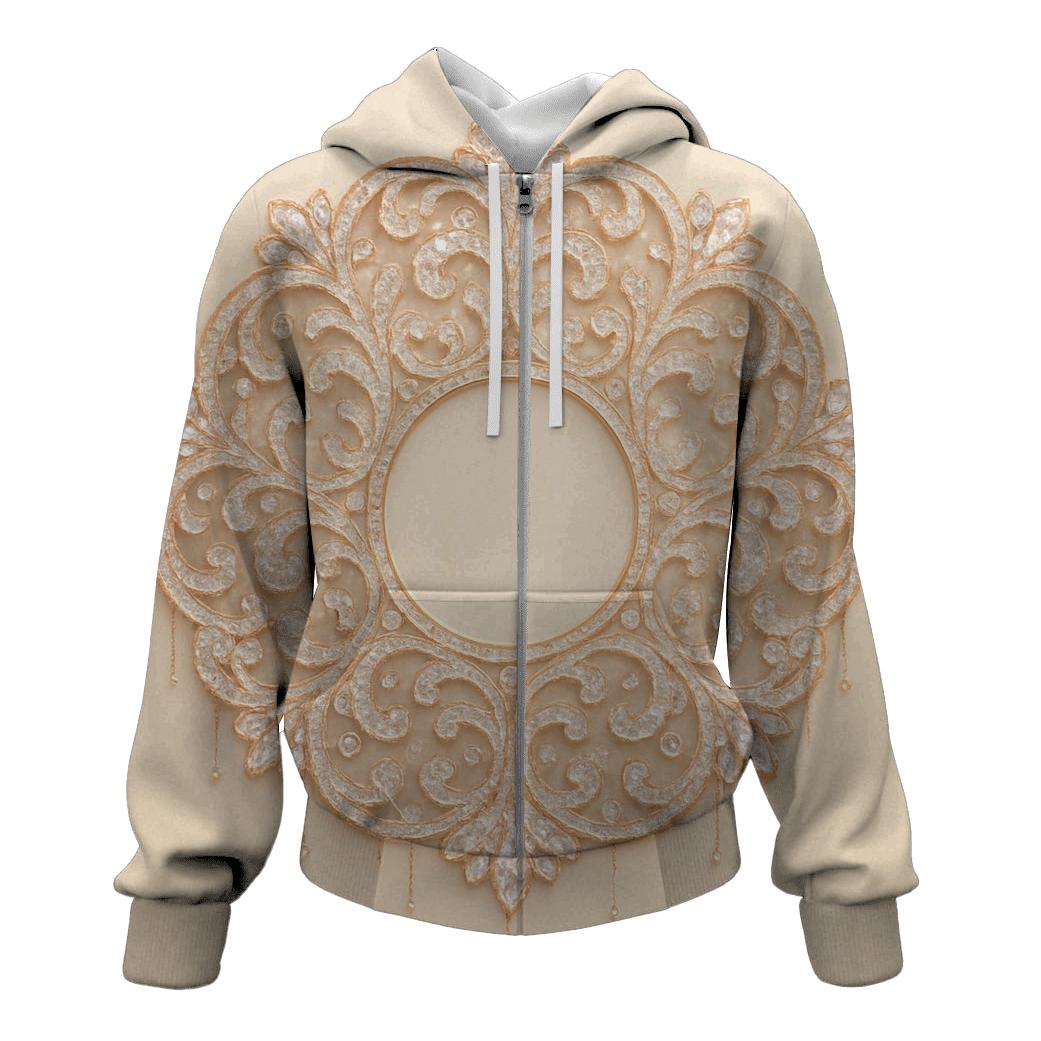 Champagne Prism Lace heavyweight hoodies