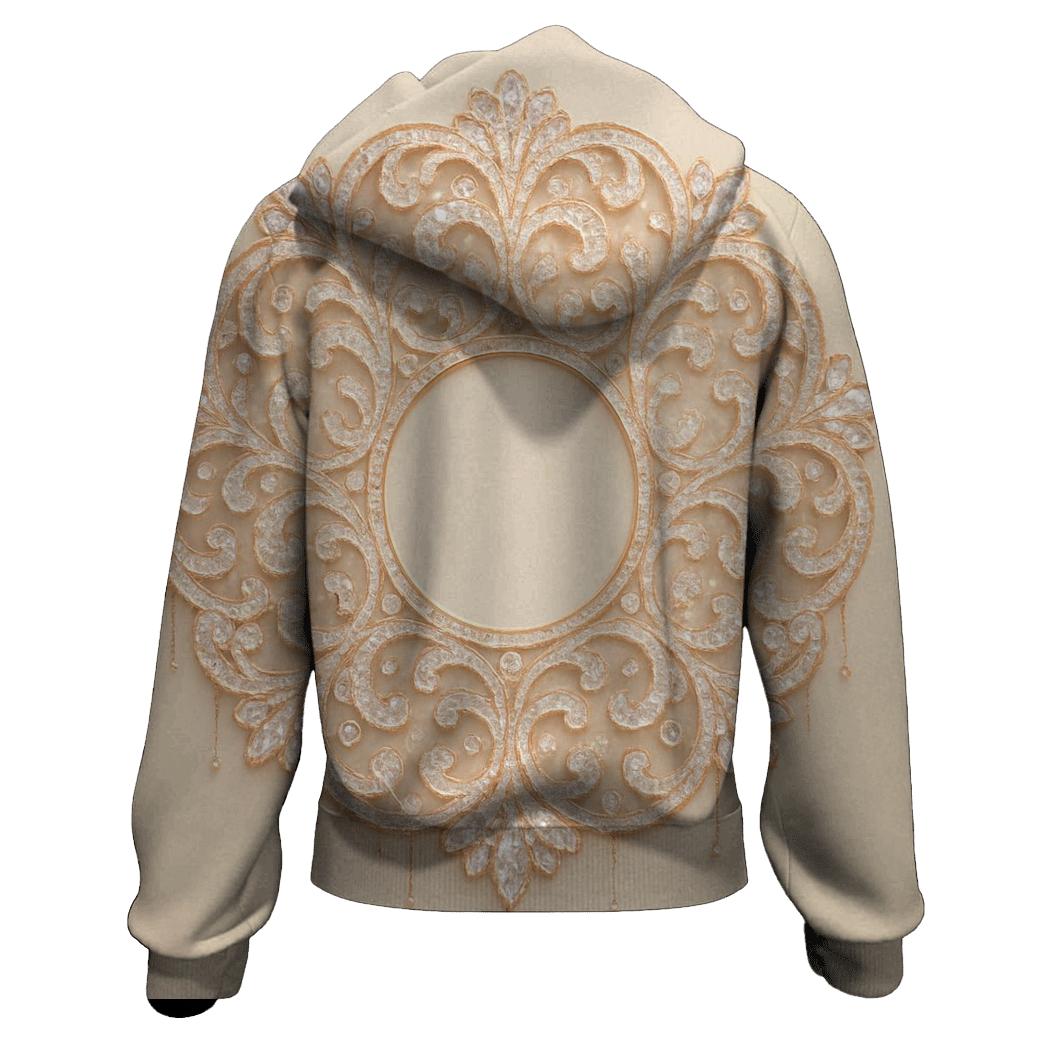 Champagne Prism Lace heavyweight hoodies