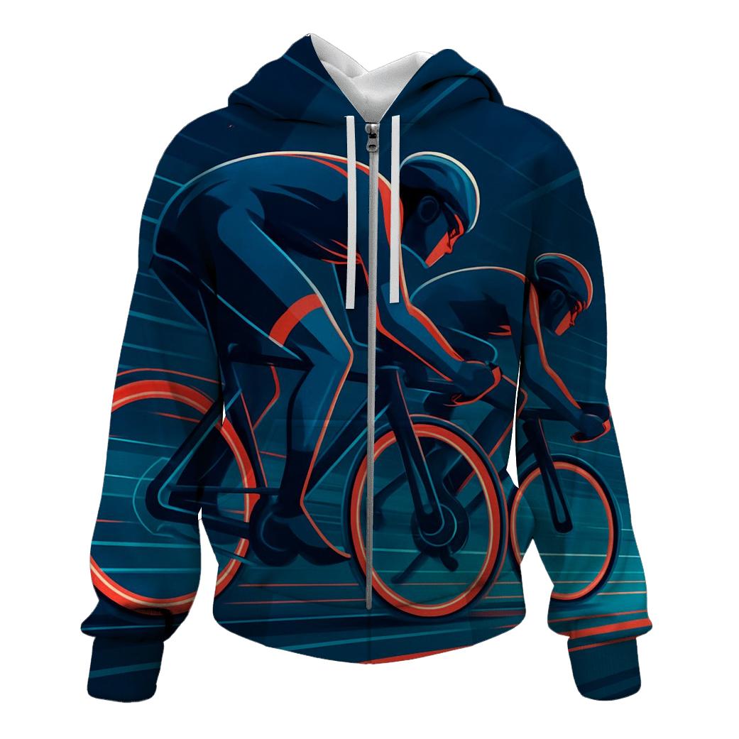 Neon Velodrome Slipstream Sprint designer hoodies