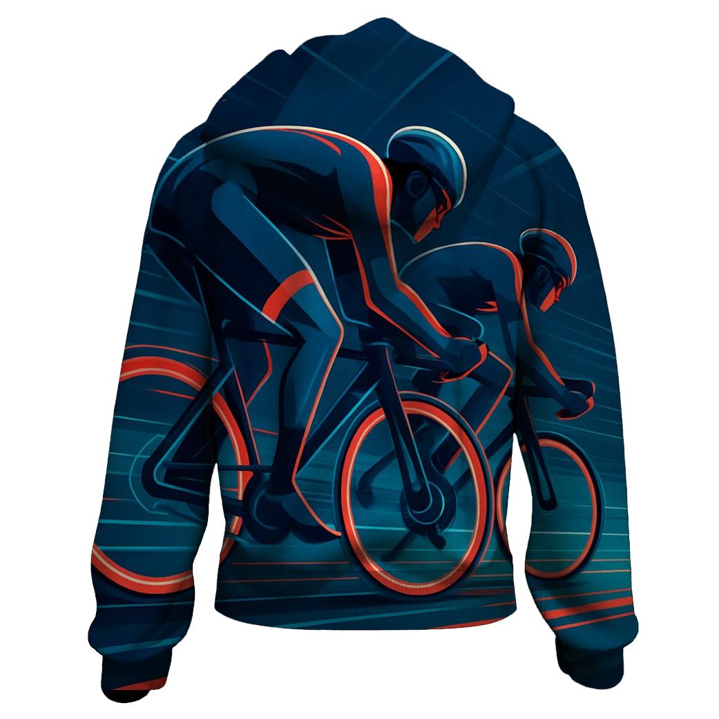 Neon Velodrome Slipstream Sprint designer hoodies