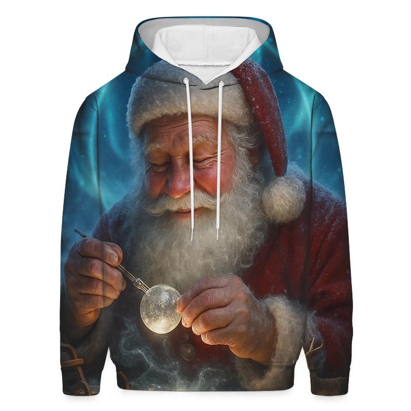 Aurora Workshop Santa graphic hoodies