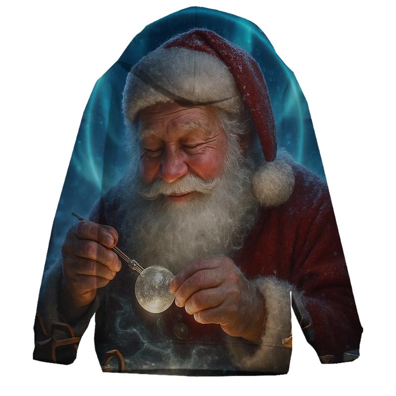 Aurora Workshop Santa graphic hoodies