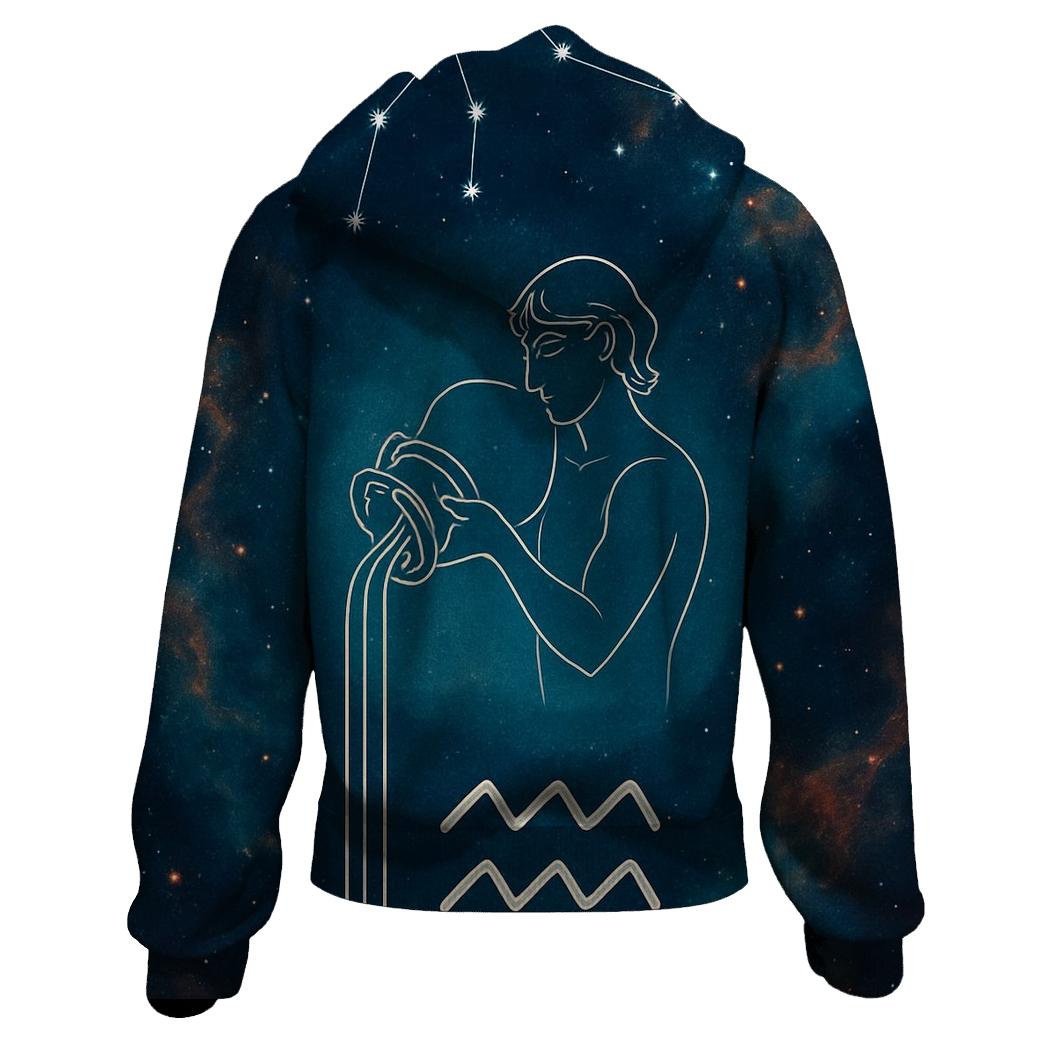 Aquarius Water Bearer Nebula Pour hoodie trends