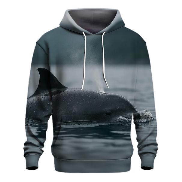 Fjord Surface Trace Harbor Porpoise premium hoodies