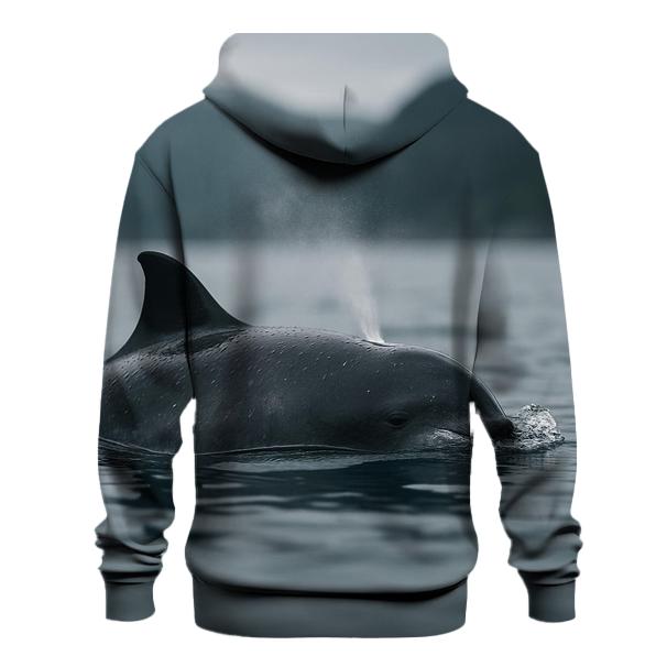 Fjord Surface Trace Harbor Porpoise premium hoodies