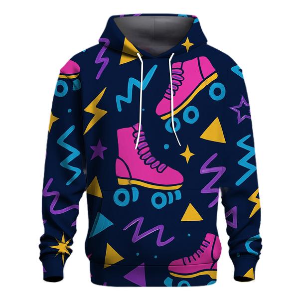 Roller Rink Neon Confetti custom hoodies