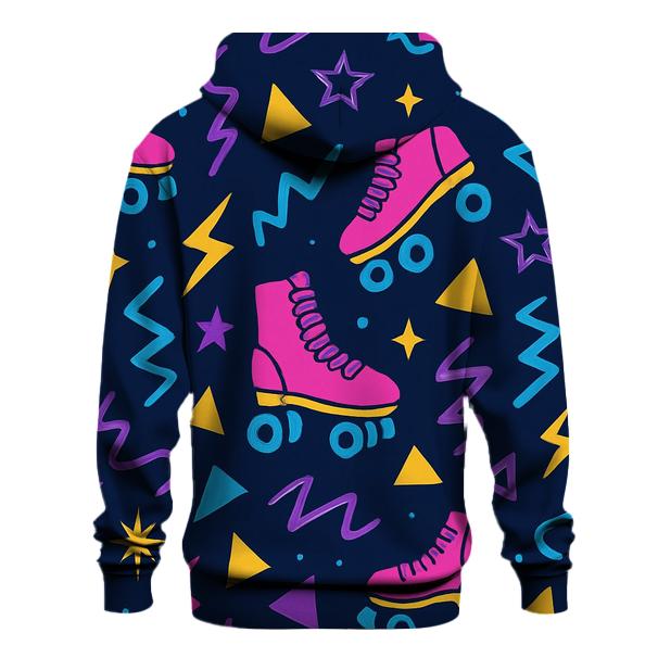 Roller Rink Neon Confetti custom hoodies