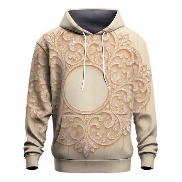 Champagne Prism Lace graphic hoodies