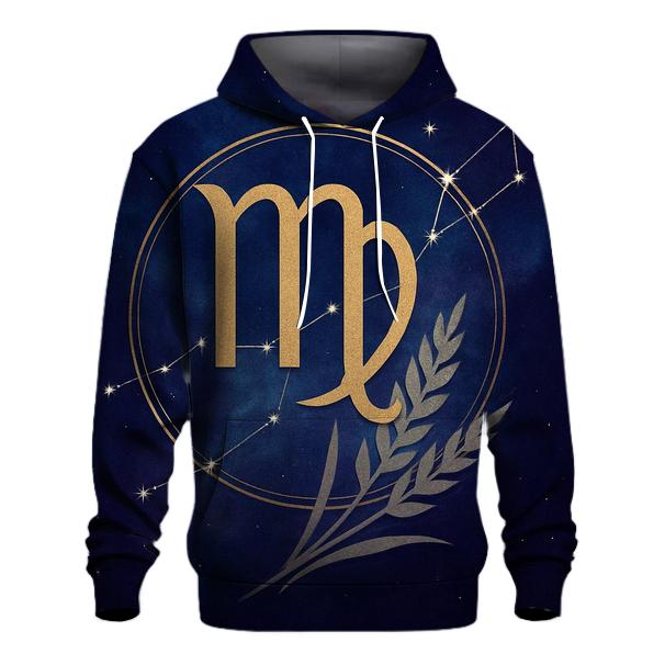 Virgo Sheaf Of Wheat Star Chart Emblem hoodies fashion