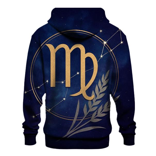 Virgo Sheaf Of Wheat Star Chart Emblem hoodies fashion